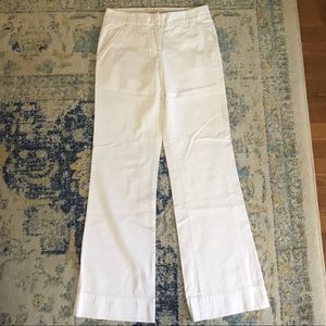 J. Crew White Twill Chino Pants • Size 0